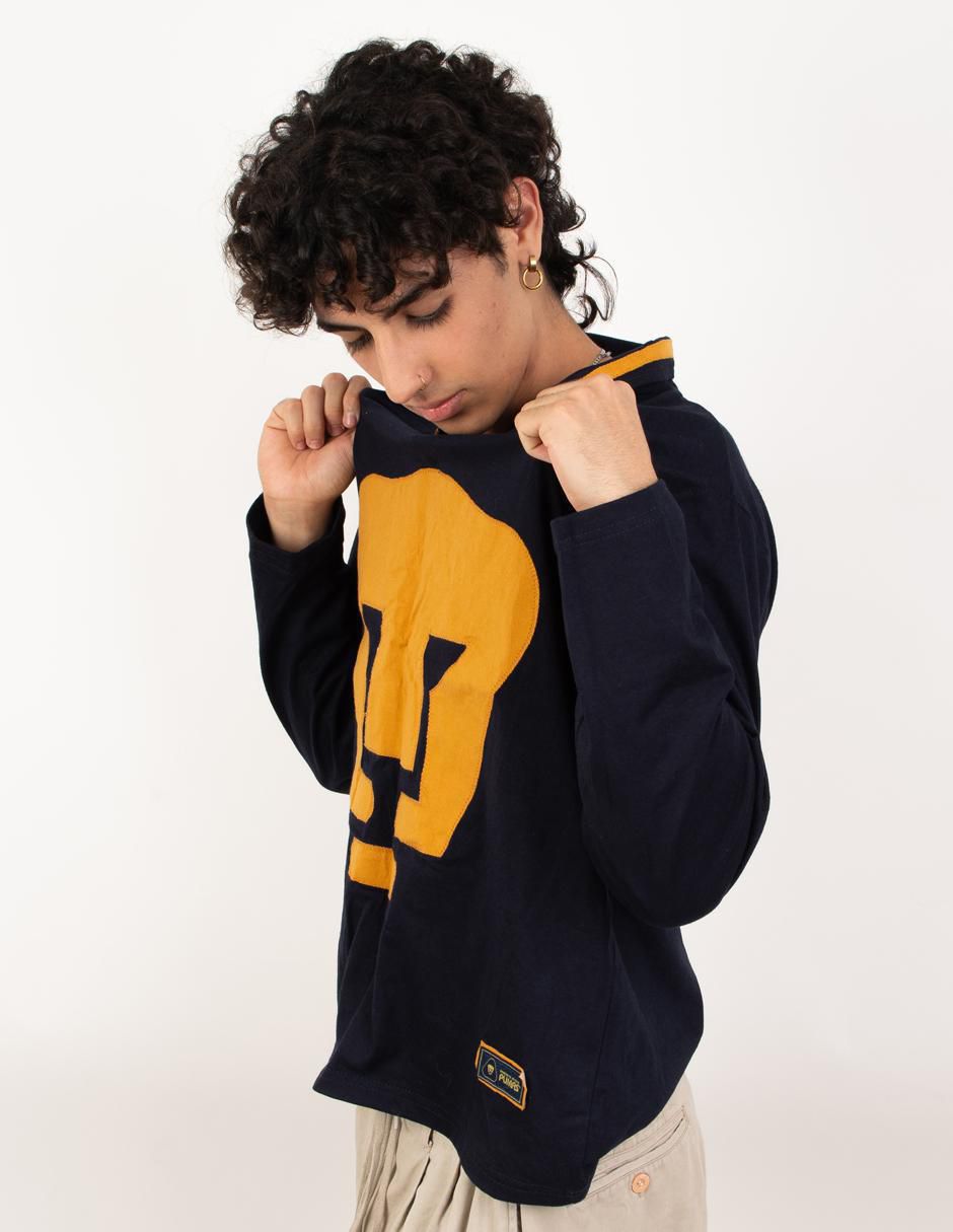 Jersey de Pumas de la UNAM conmemorativo manga larga para hombre