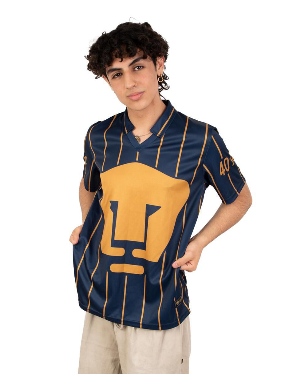 Jersey de Pumas de la UNAM conmemorativo manga larga para hombre Jersey de Pumas de la UNAM conmemorativo manga larga para hombre