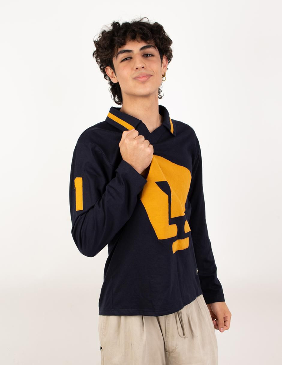 Jersey de Pumas de la UNAM conmemorativo manga larga para hombre