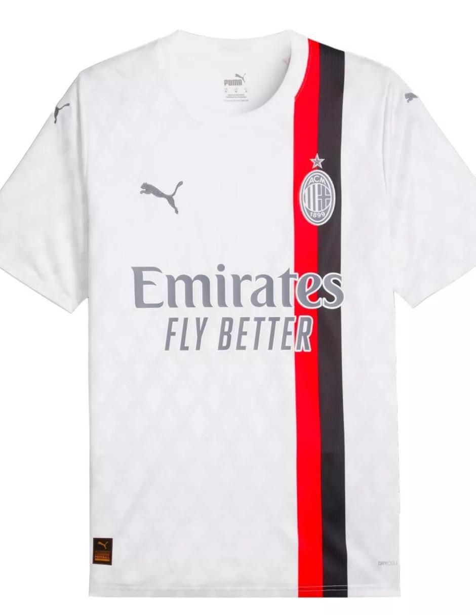 Jersey de AC Milan visitante authentic para hombre