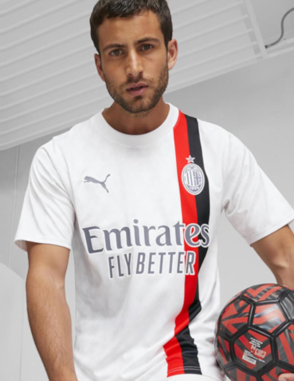 Jersey de AC Milan visitante authentic para hombre
