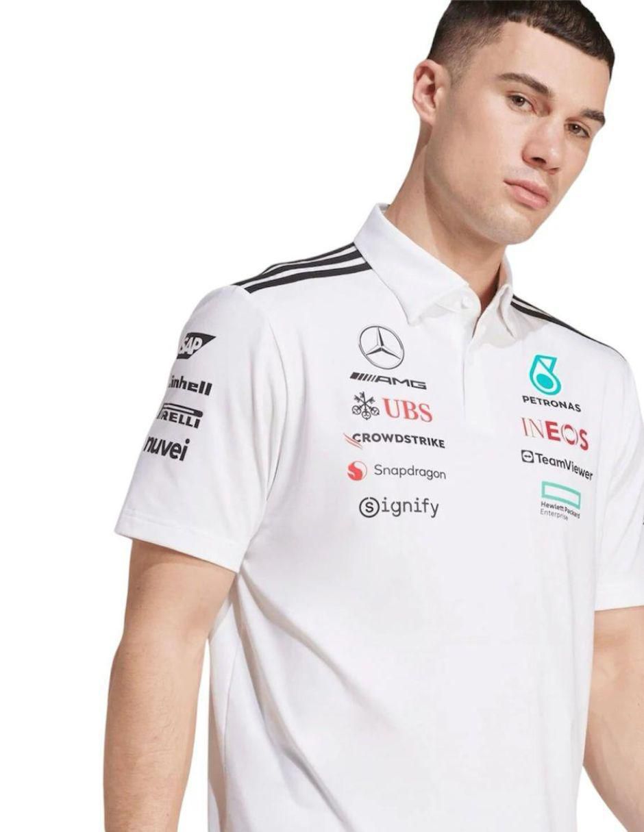 Playera tipo polo motorsport para hombre