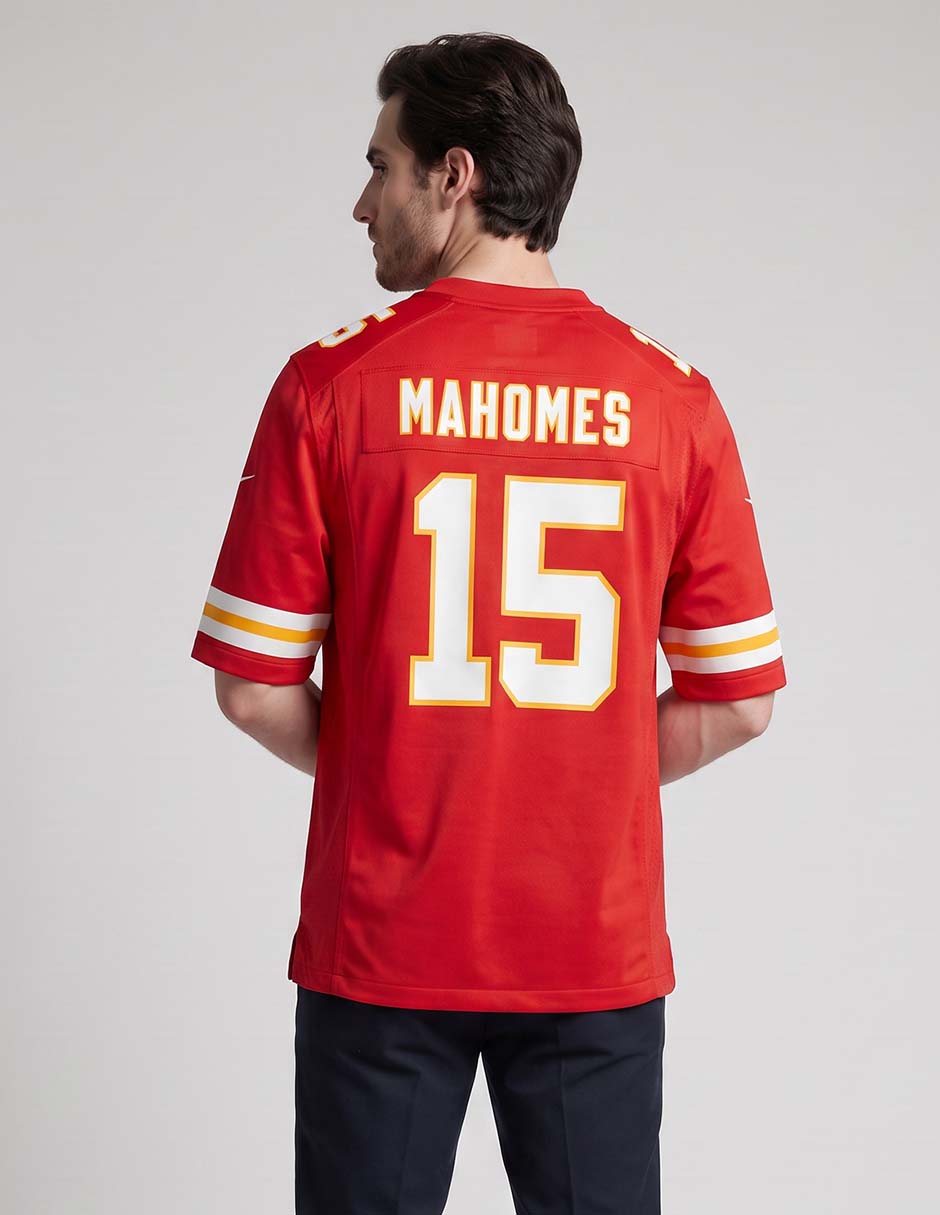 Jersey local authentic de Patrick Mahomes manga corta para hombre 2