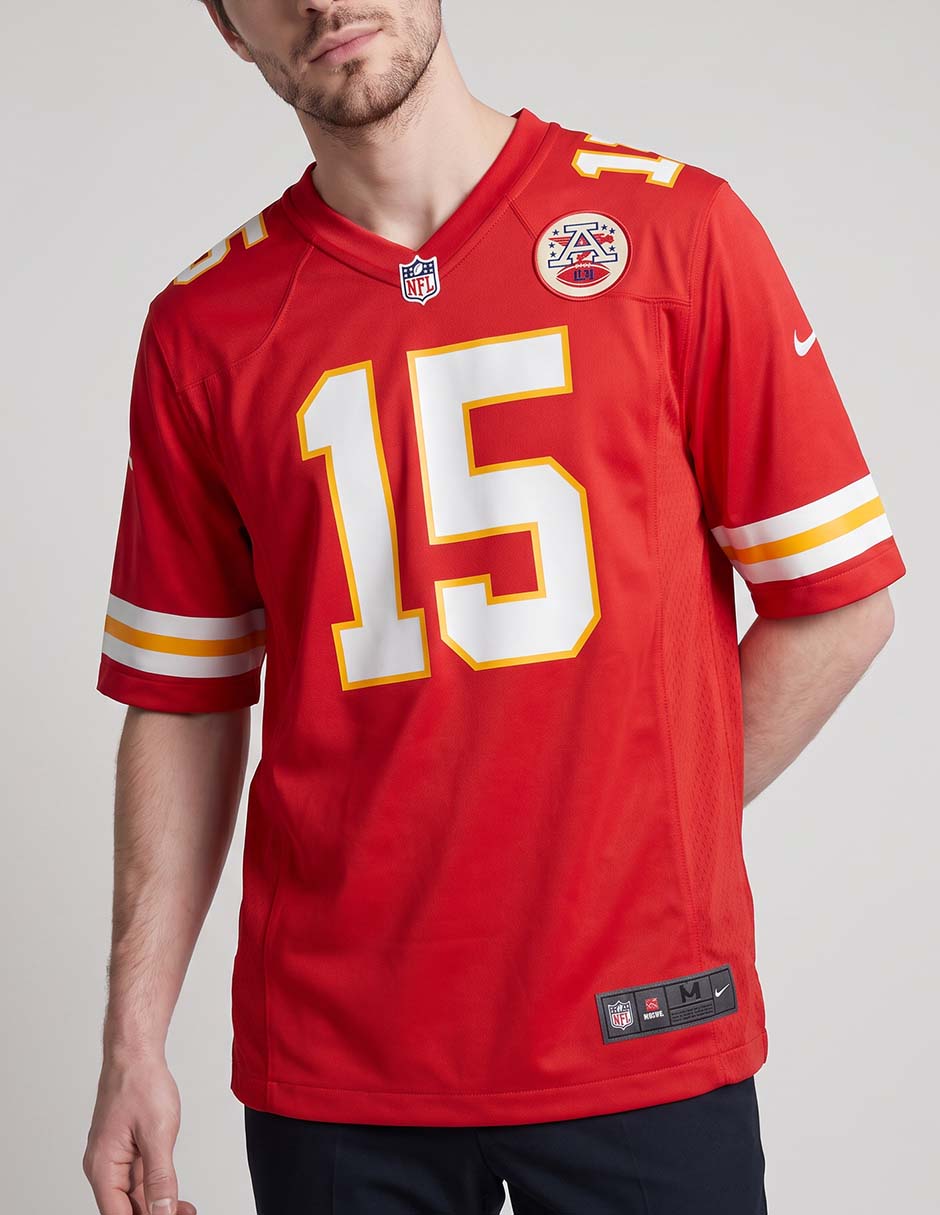Jersey local authentic de Patrick Mahomes manga corta para hombre 3