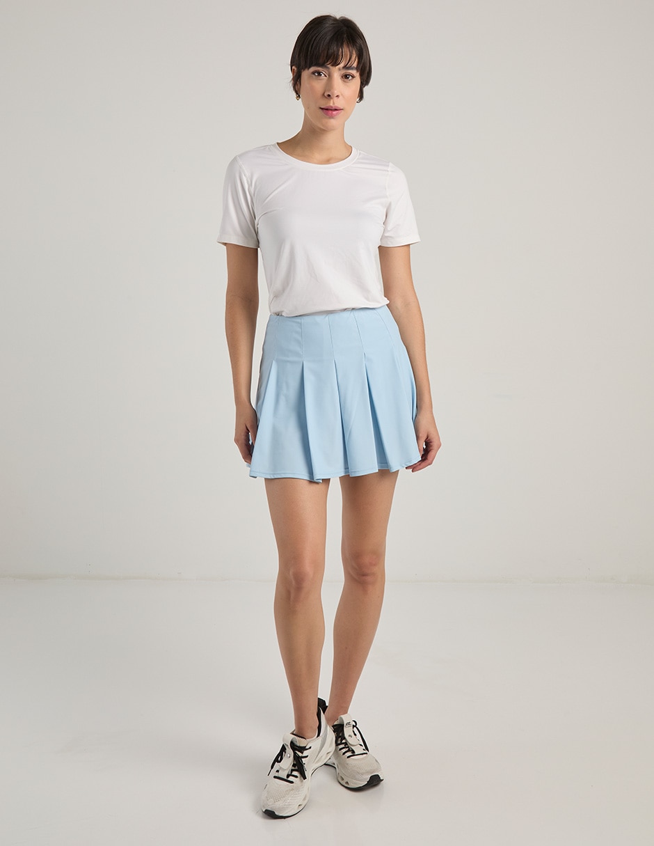 Falda short deportiva X10 para tennis