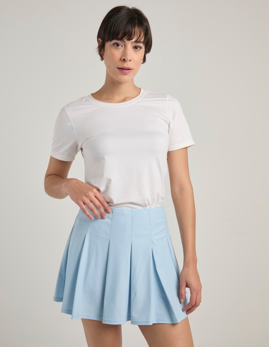 Falda short deportiva X10 para tennis