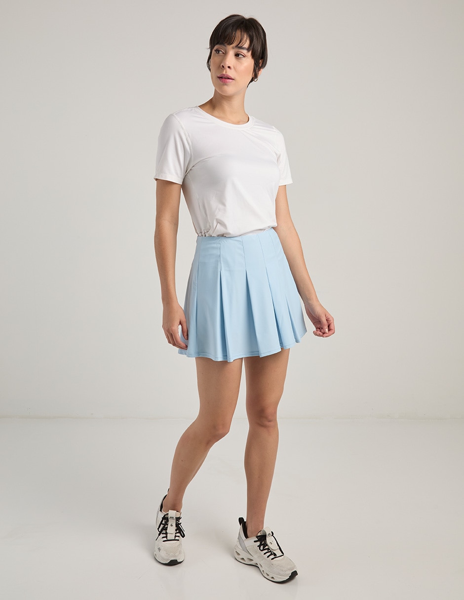 Falda short deportiva X10 para tennis