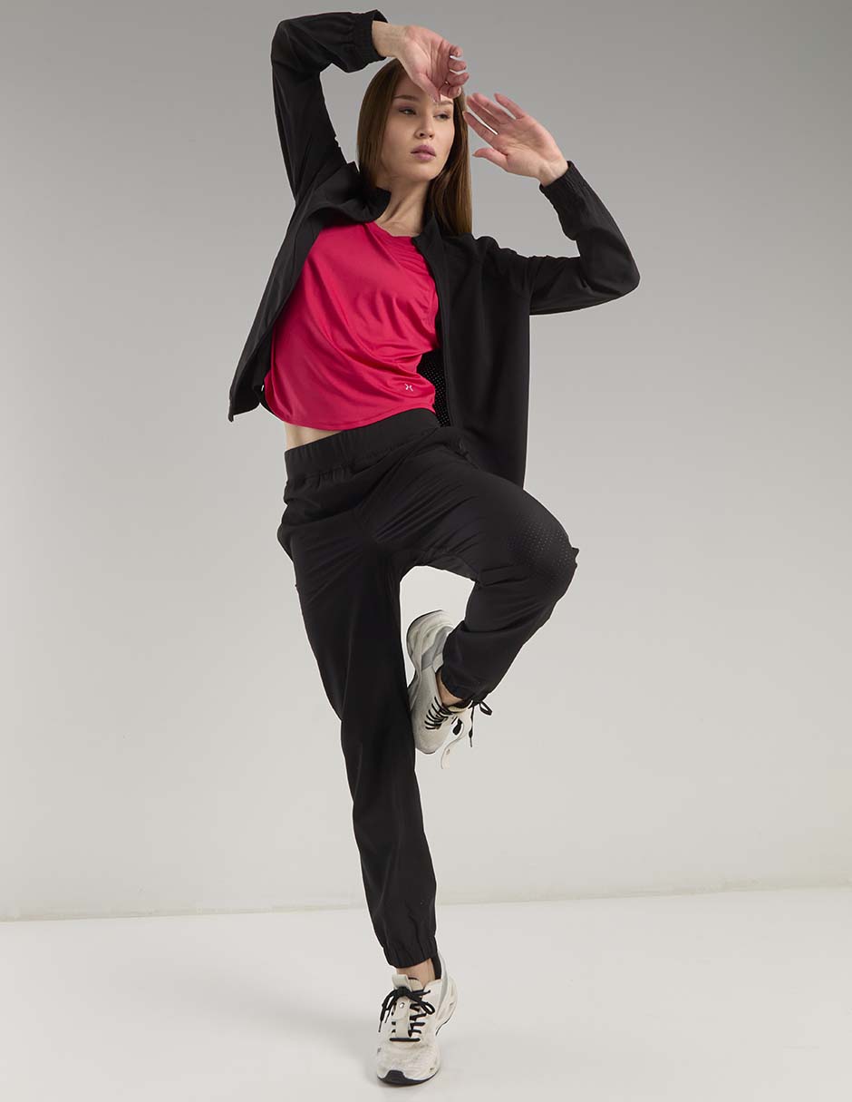 Conjunto deportivo regular X10 con elástico para mujer