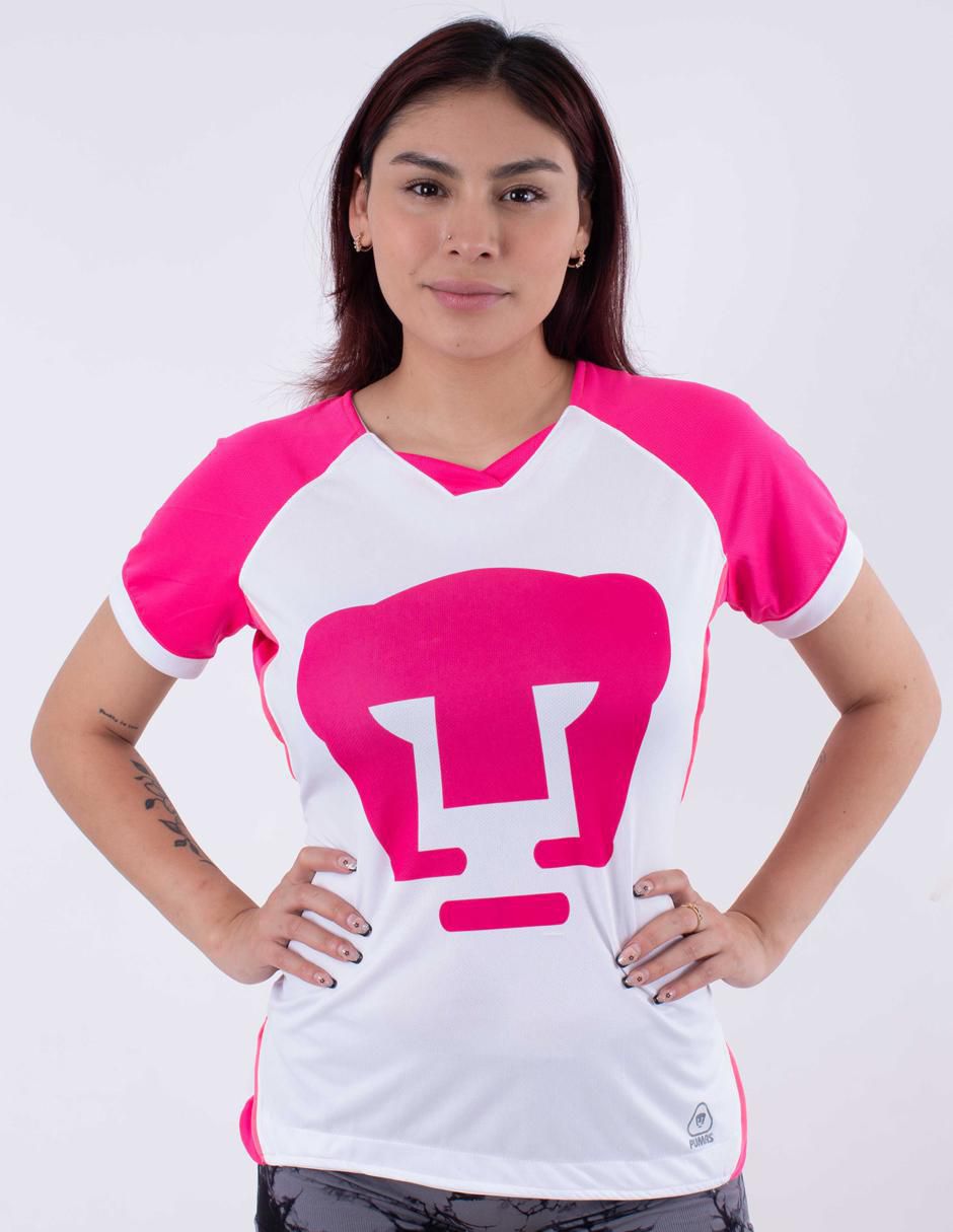 Jersey de Pumas de la UNAM conmemorativo manga corta Garra Azul para mujer
