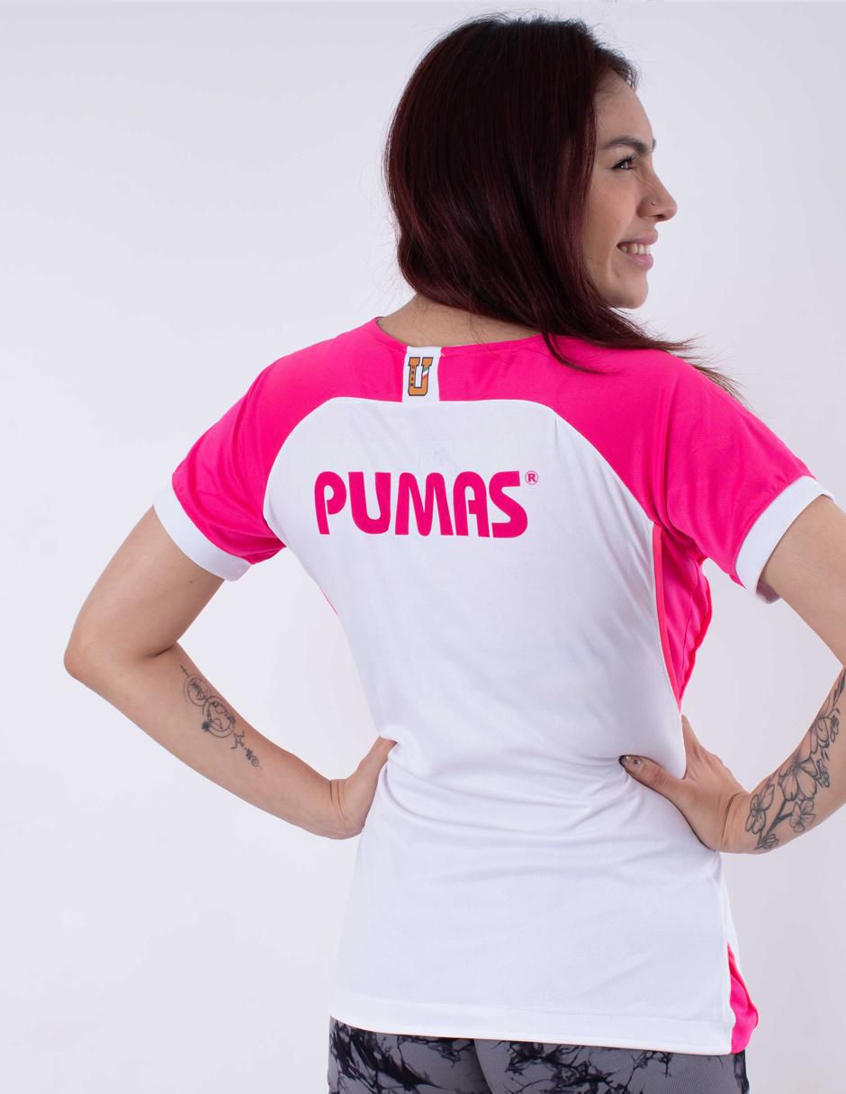 Jersey de Pumas de la UNAM conmemorativo manga corta Garra Azul para mujer