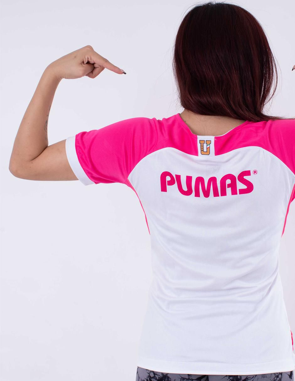 Jersey de Pumas de la UNAM conmemorativo manga corta Garra Azul para mujer