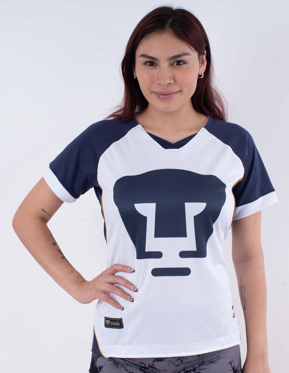 Jersey de Pumas de la UNAM conmemorativo manga corta para mujer Jersey de Pumas de la UNAM conmemorativo manga corta para mujer