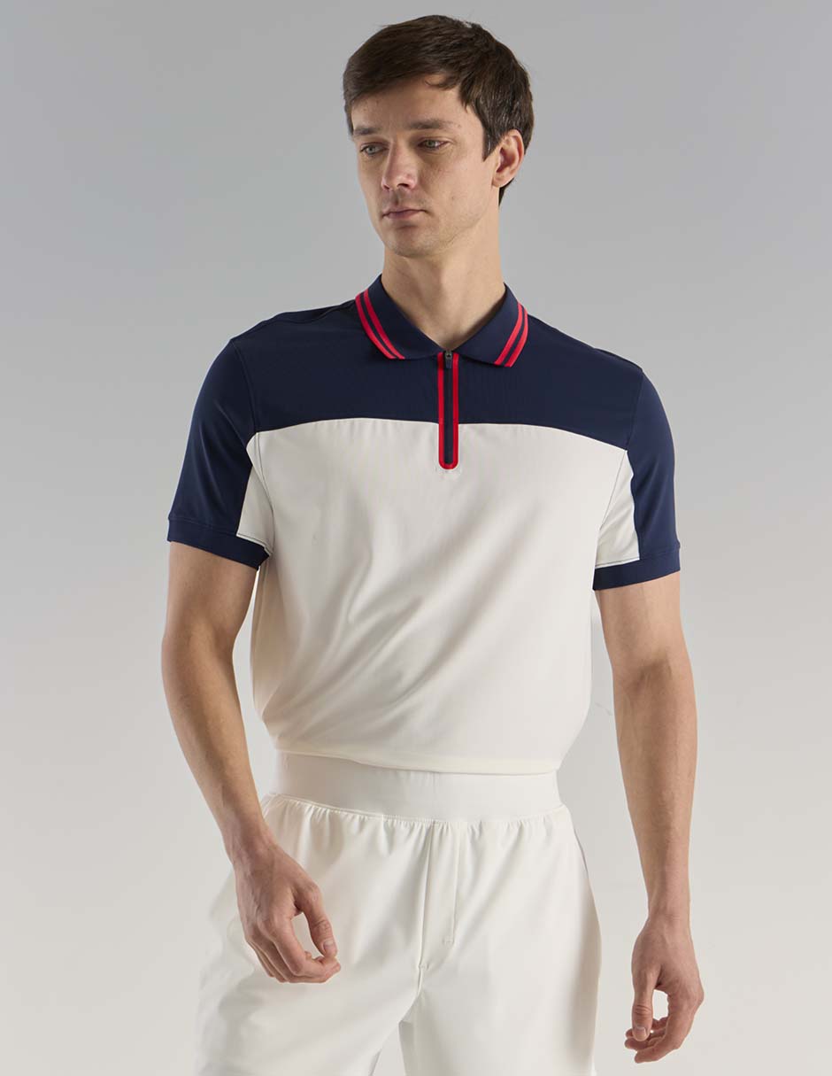 Playera tipo polo tennis para hombre 1