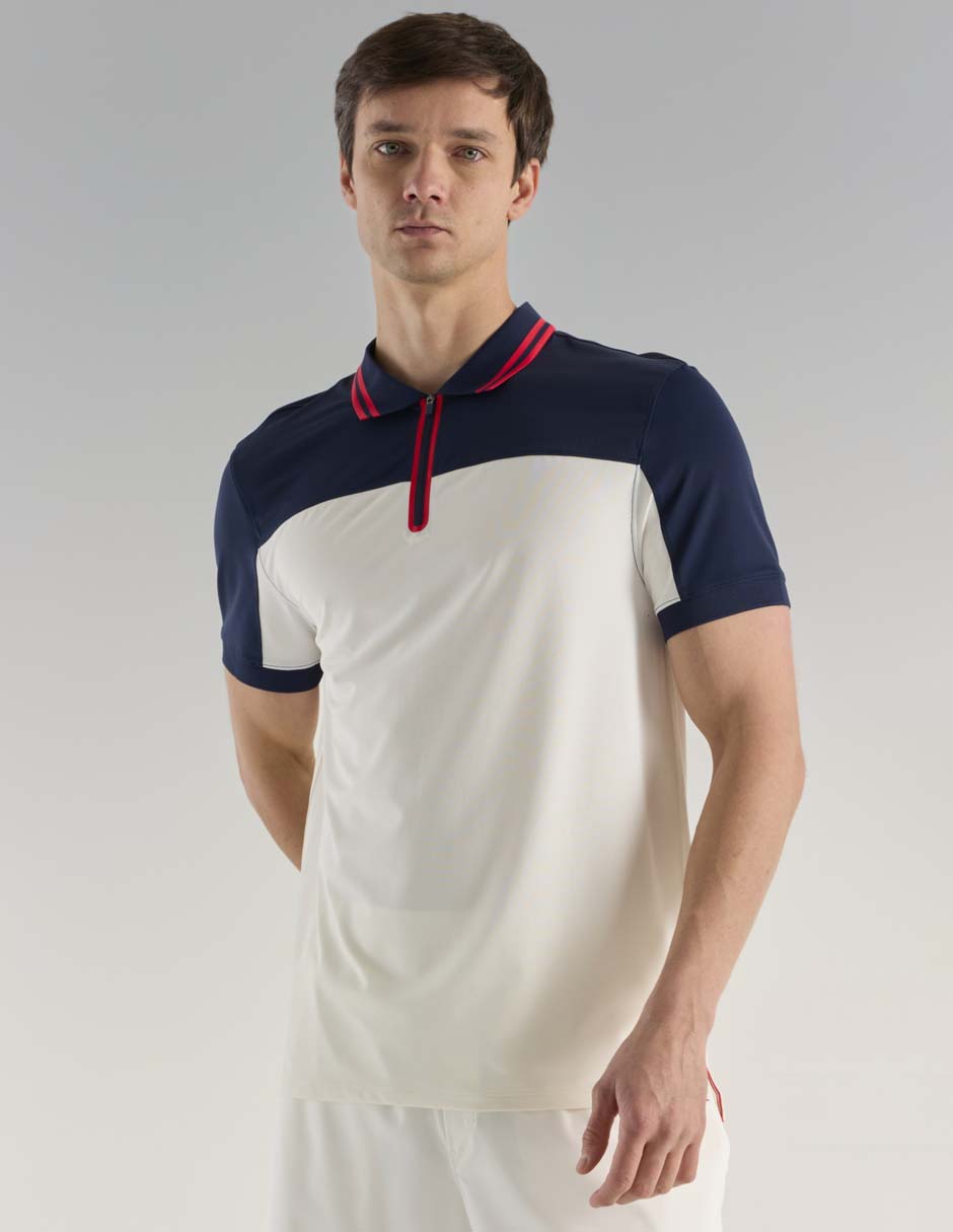 Playera tipo polo tennis para hombre 7