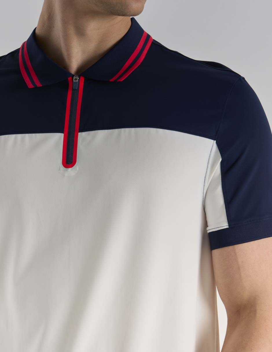 Playera tipo polo tennis para hombre 9