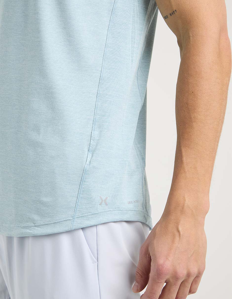 Playera deportiva para tennis X10 de hombre