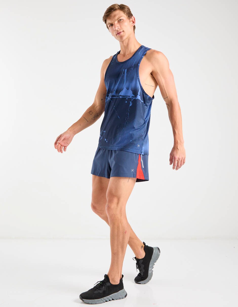 Short con bolsillos X10 para correr hombre