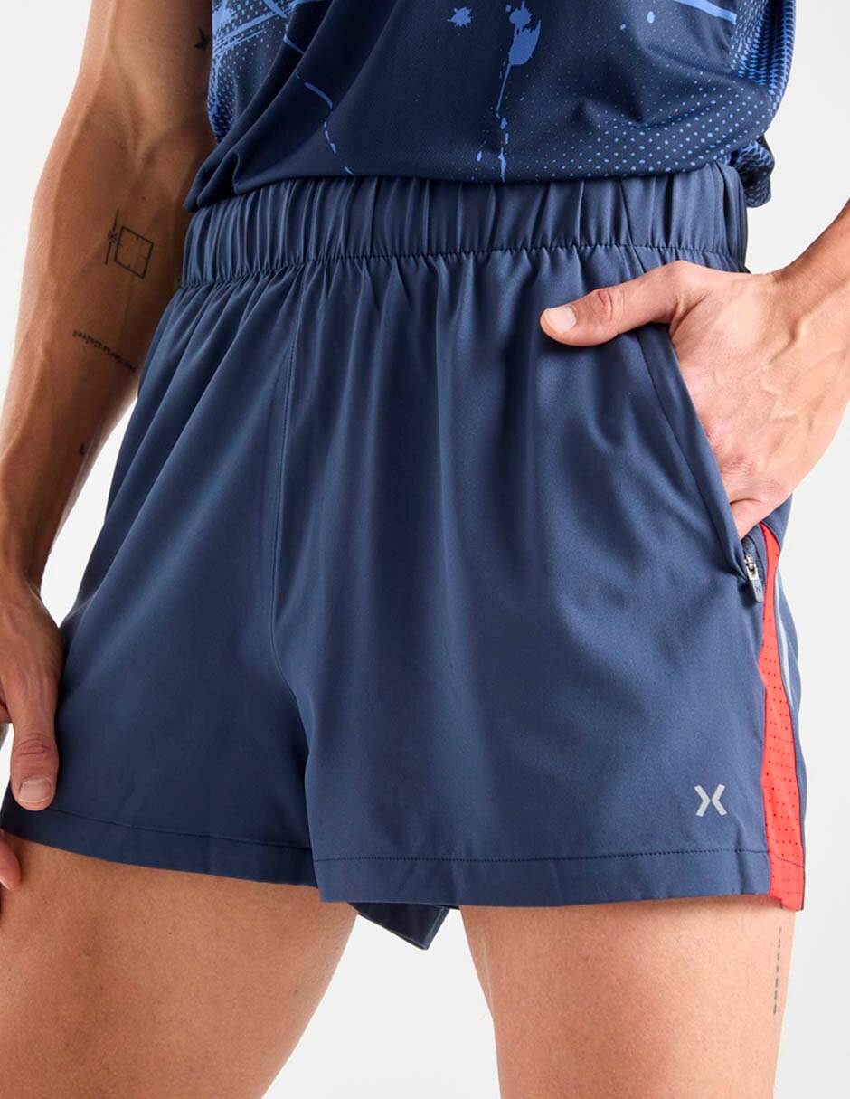 Short con bolsillos X10 para correr hombre