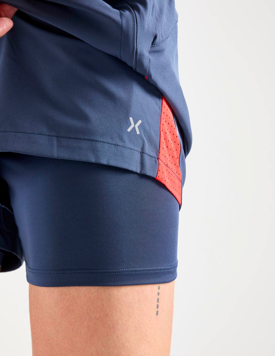 Short con bolsillos X10 para correr hombre
