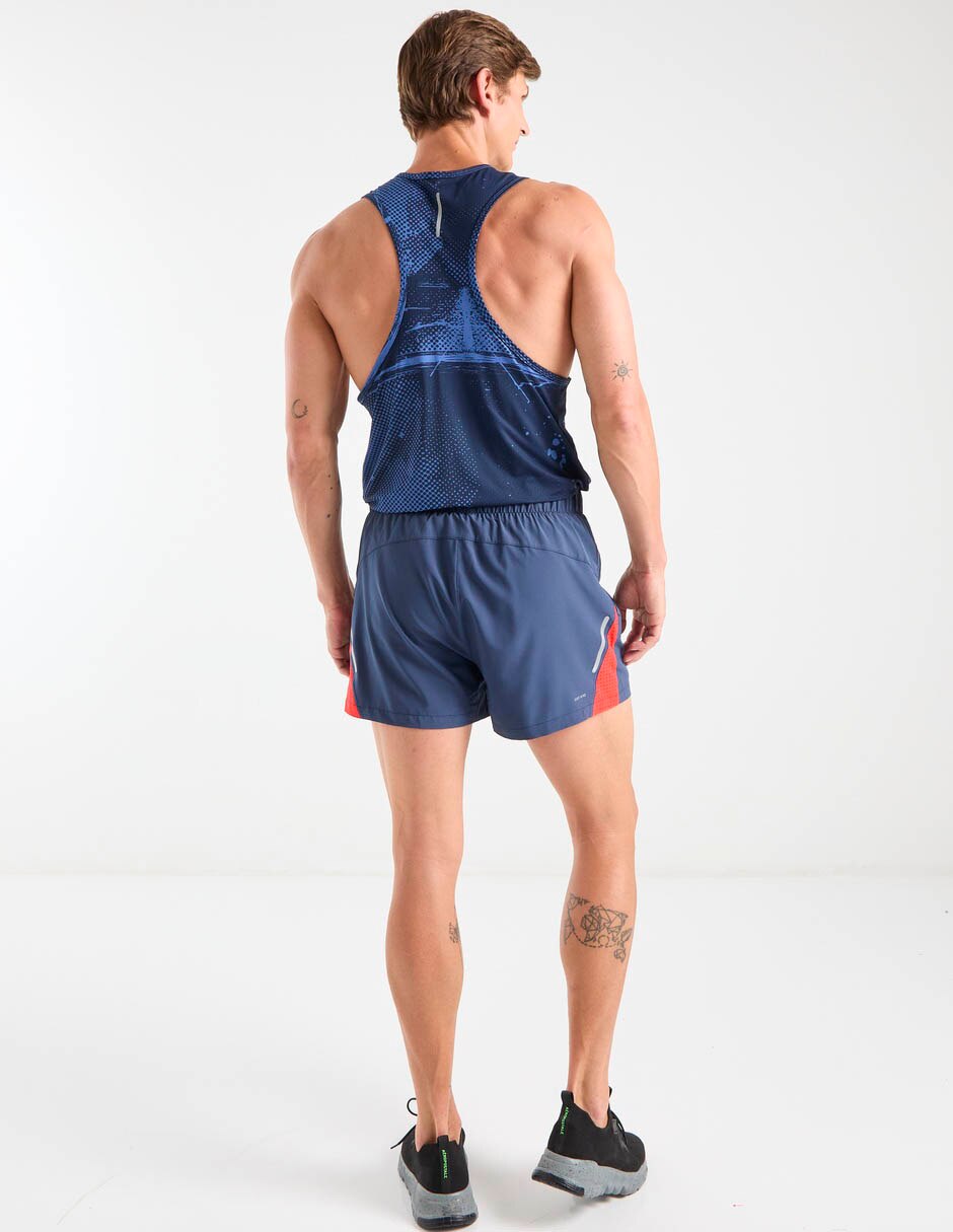 Short con bolsillos X10 para correr hombre