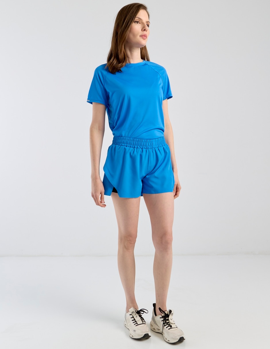 Short con malla X10 para correr mujer 7