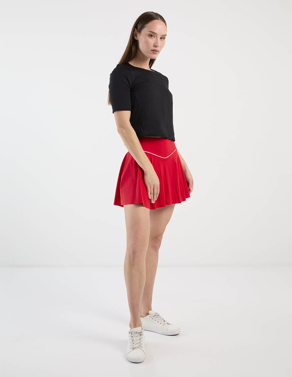 Falda short deportiva para raqueta mujer 8