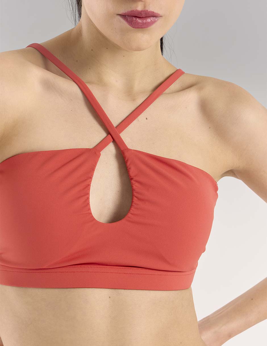 Top deportivo x10 para yoga mujer
