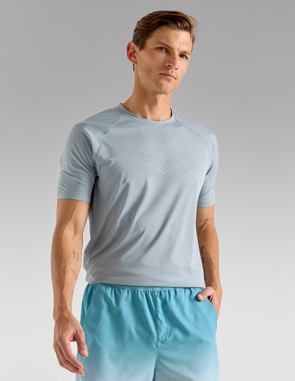 Playera deportiva para correr de hombre 1