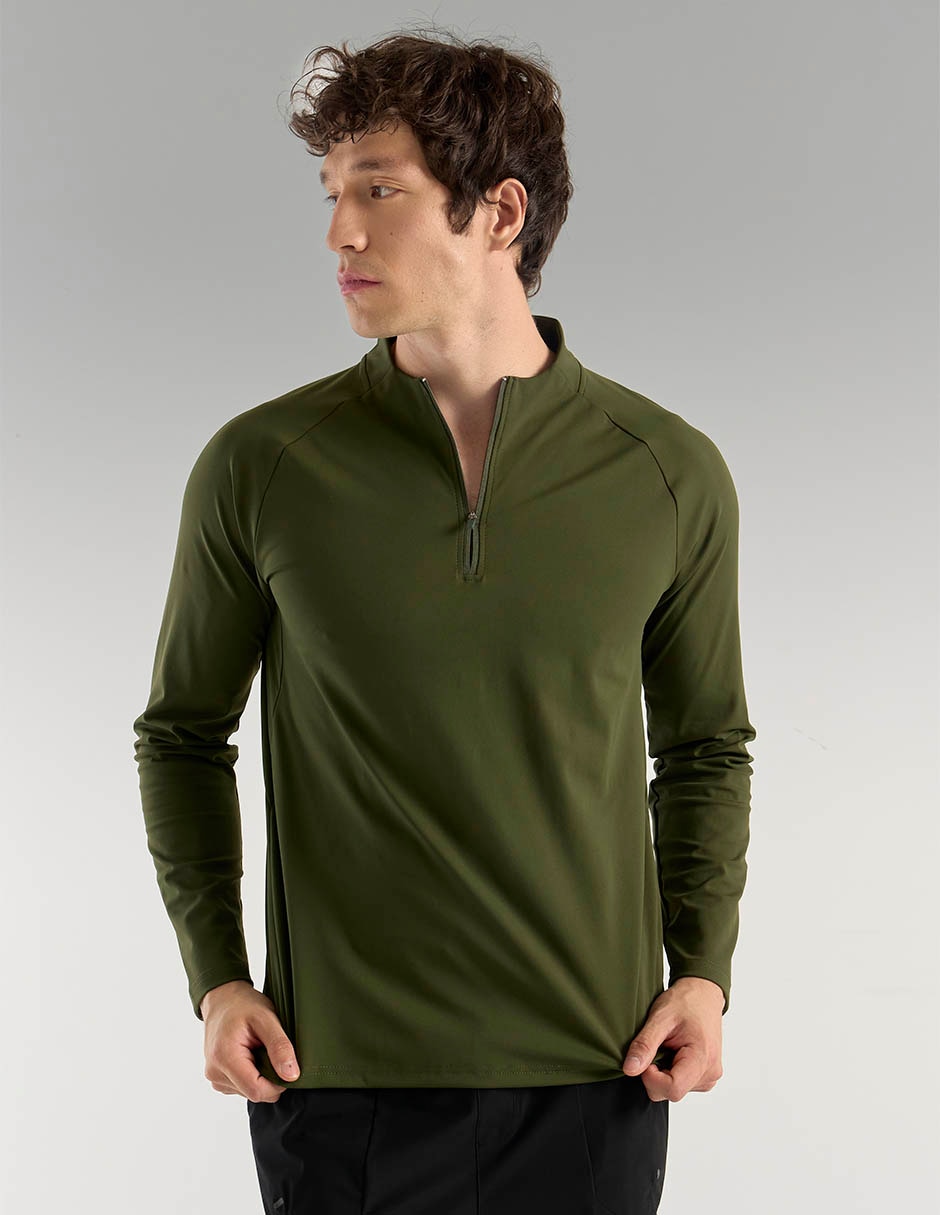 Sudadera X10 con cierre para hombre