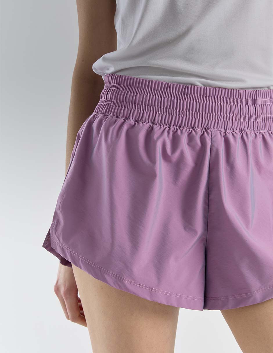 Short con abertura X10 para entrenamiento mujer