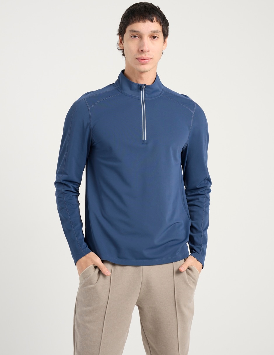 Sudadera para correr con cierre para hombre 3