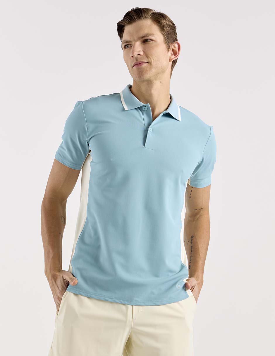 Playera tipo polo raqueta para hombre 5