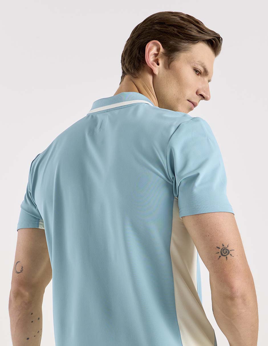 Playera tipo polo raqueta para hombre 2