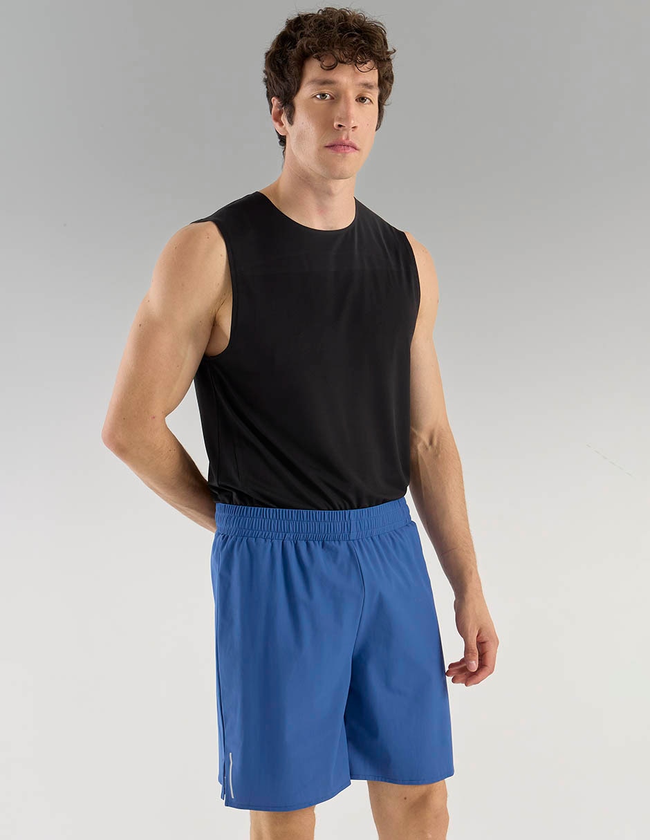 Short con malla para correr hombre Short con malla para correr hombre