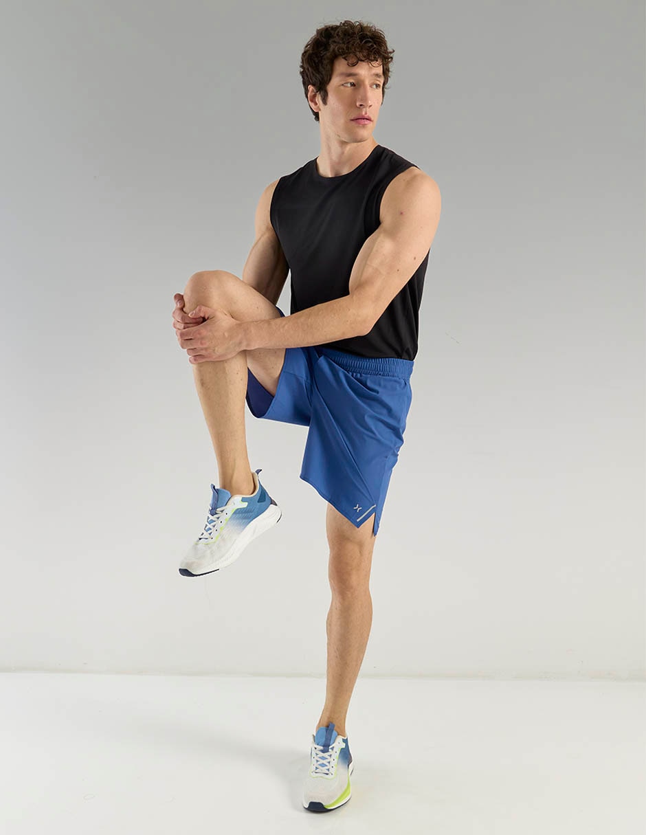Short con malla X10 para correr hombre