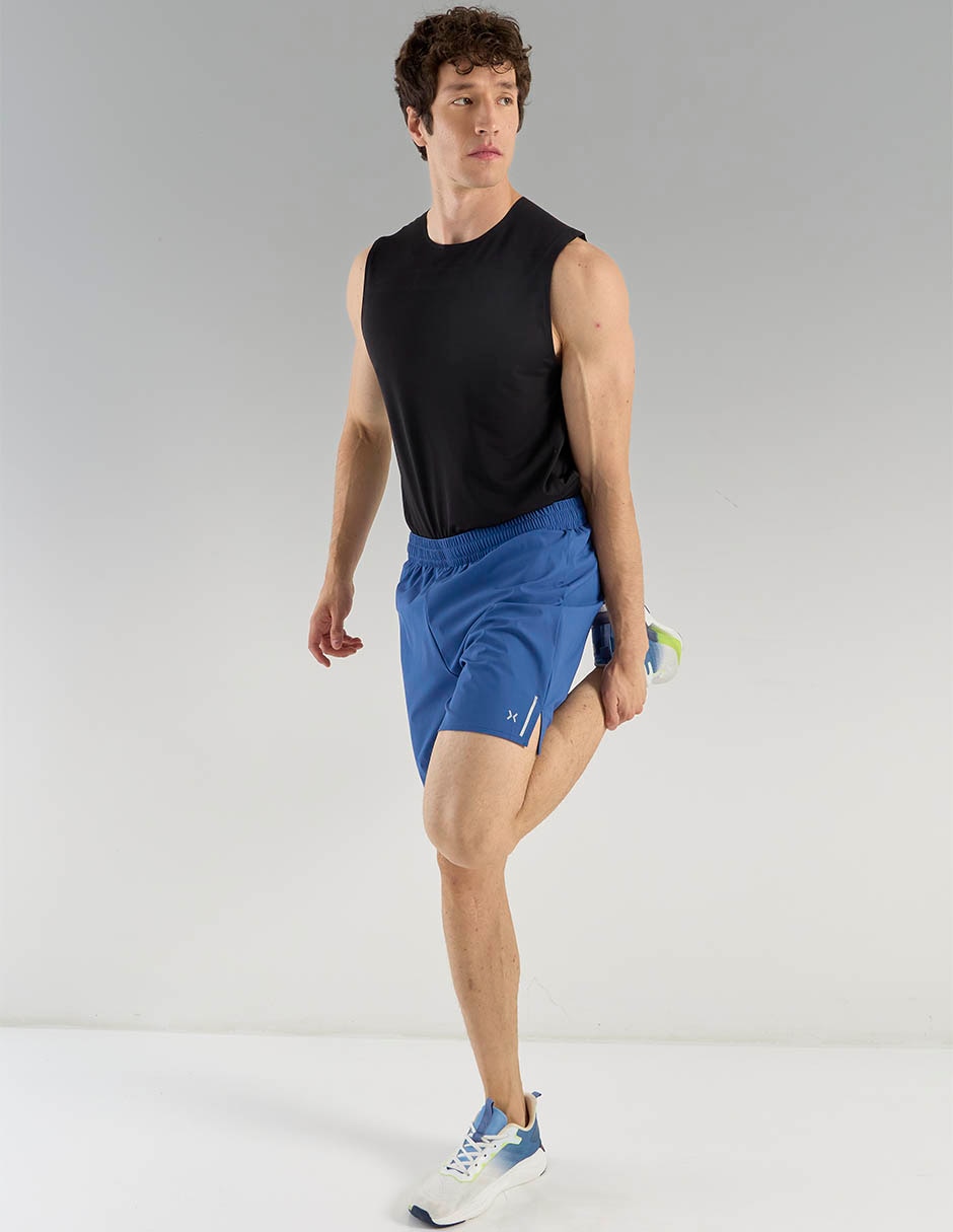 Short con malla X10 para correr hombre