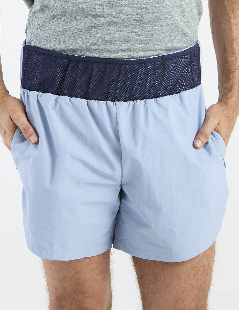 Short con malla X10 con bolsillos para correr hombre