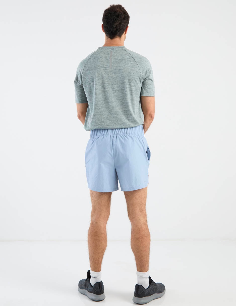 Short con malla X10 con bolsillos para correr hombre