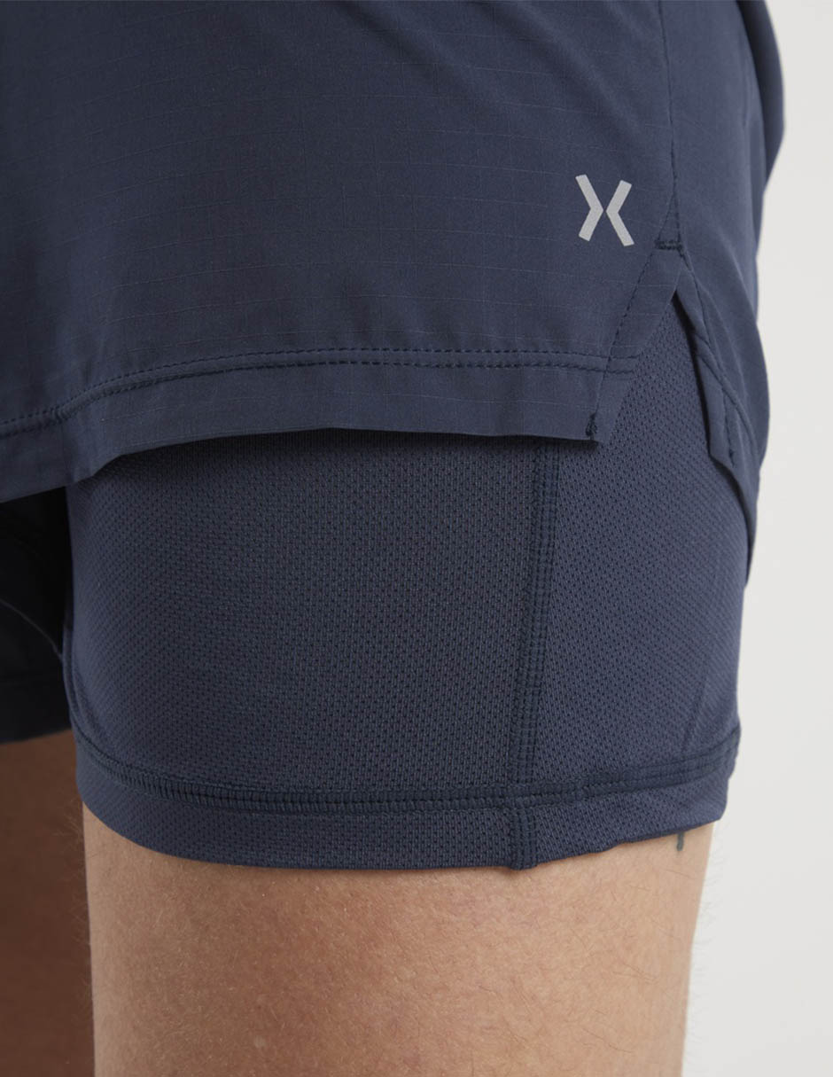Short con malla X10 para raqueta hombre