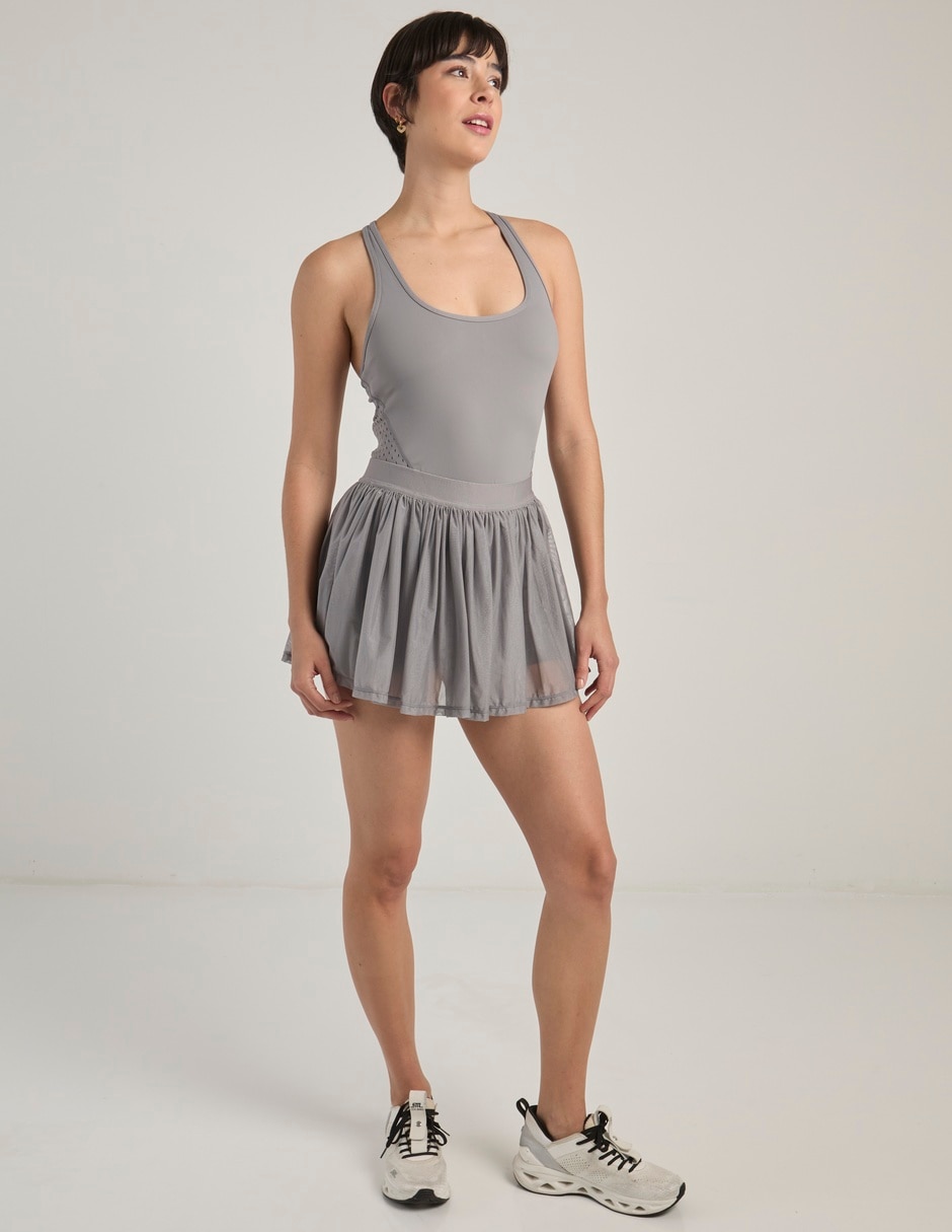 Vestido sin bra X10 mini raqueta para mujer