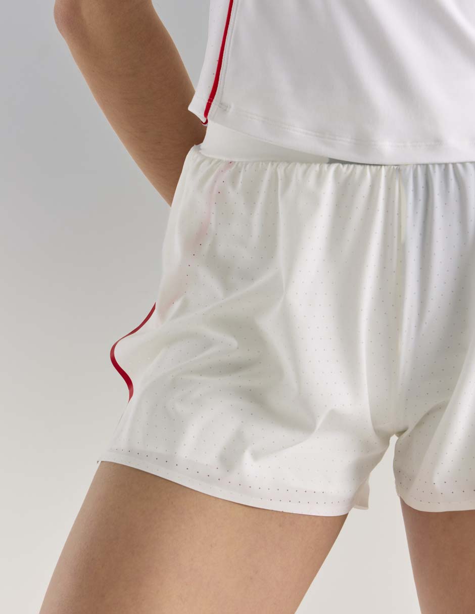 Short con malla para tennis mujer 9