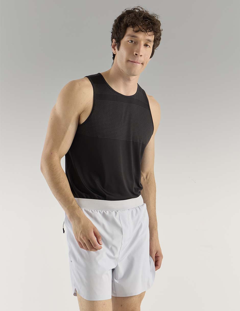 Short con malla con bolsillos X10 para correr hombre
