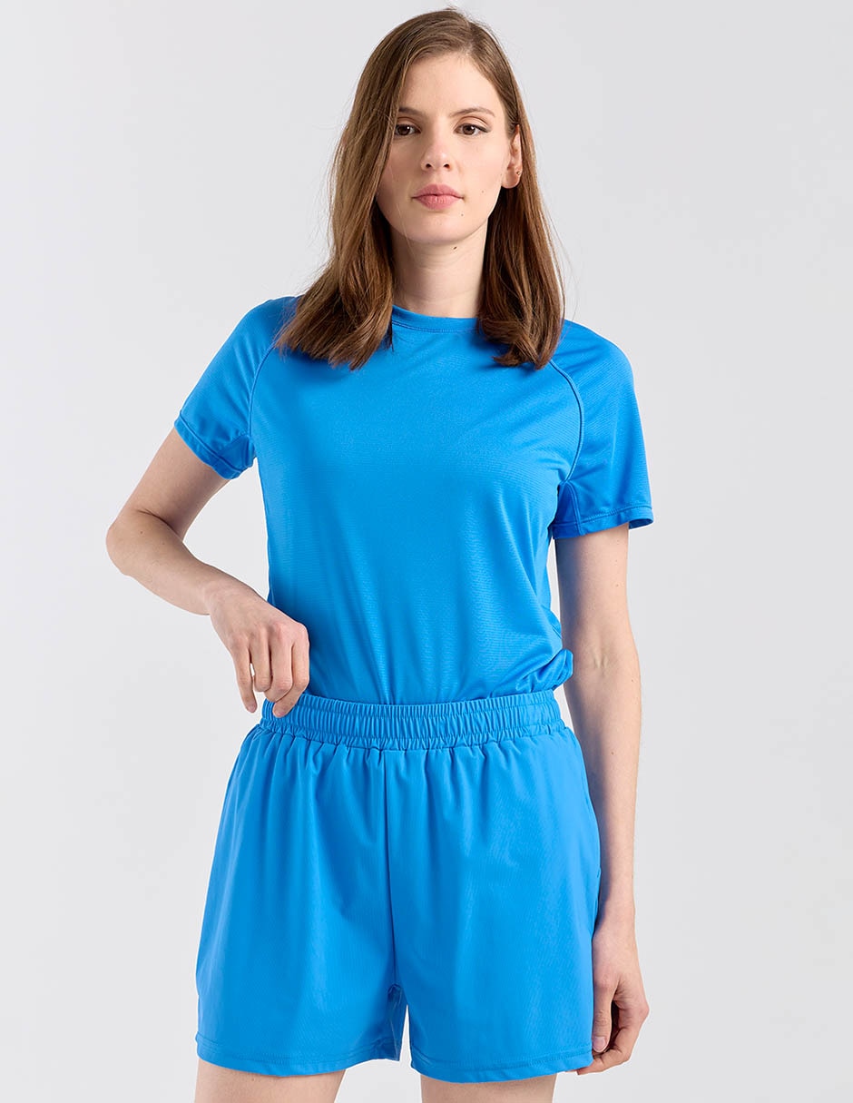 Short con malla para entrenamiento mujer 1