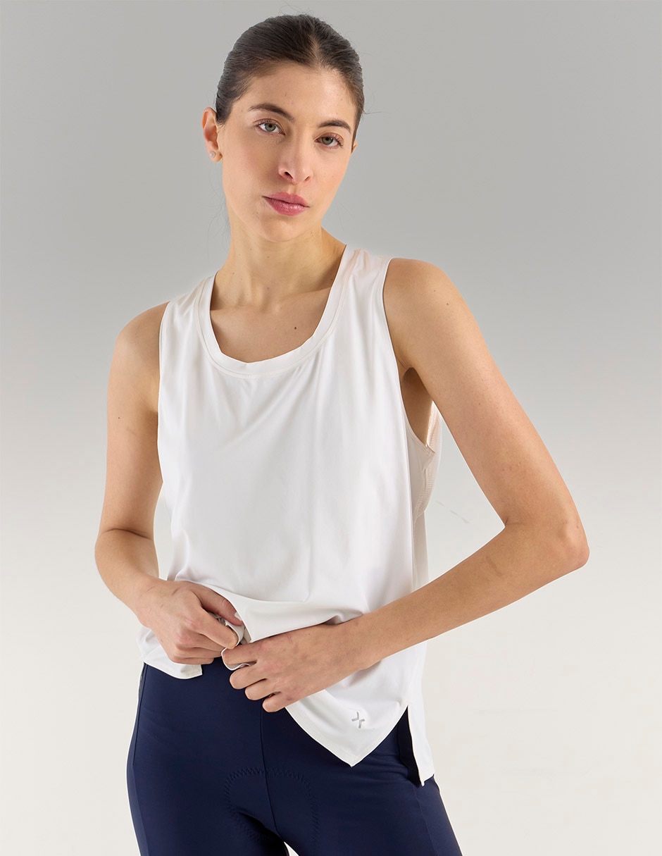 Playera tank para correr de mujer 1