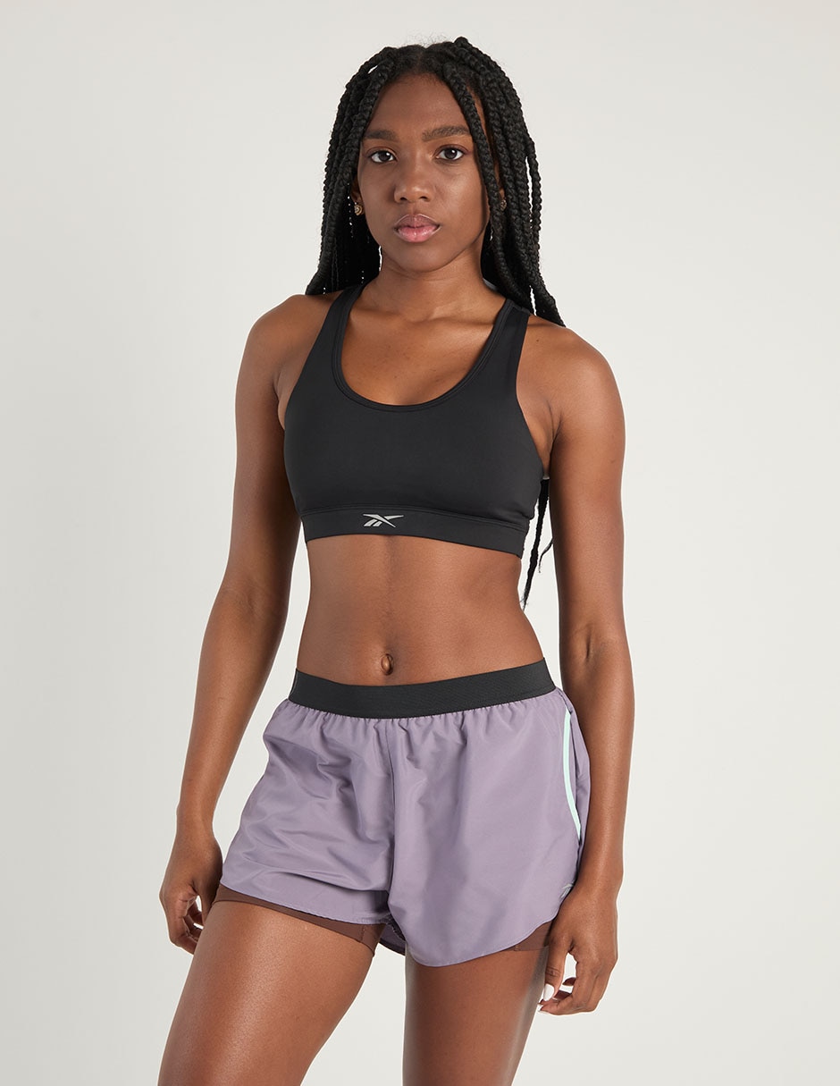 Short con malla Reebok para entrenamiento mujer