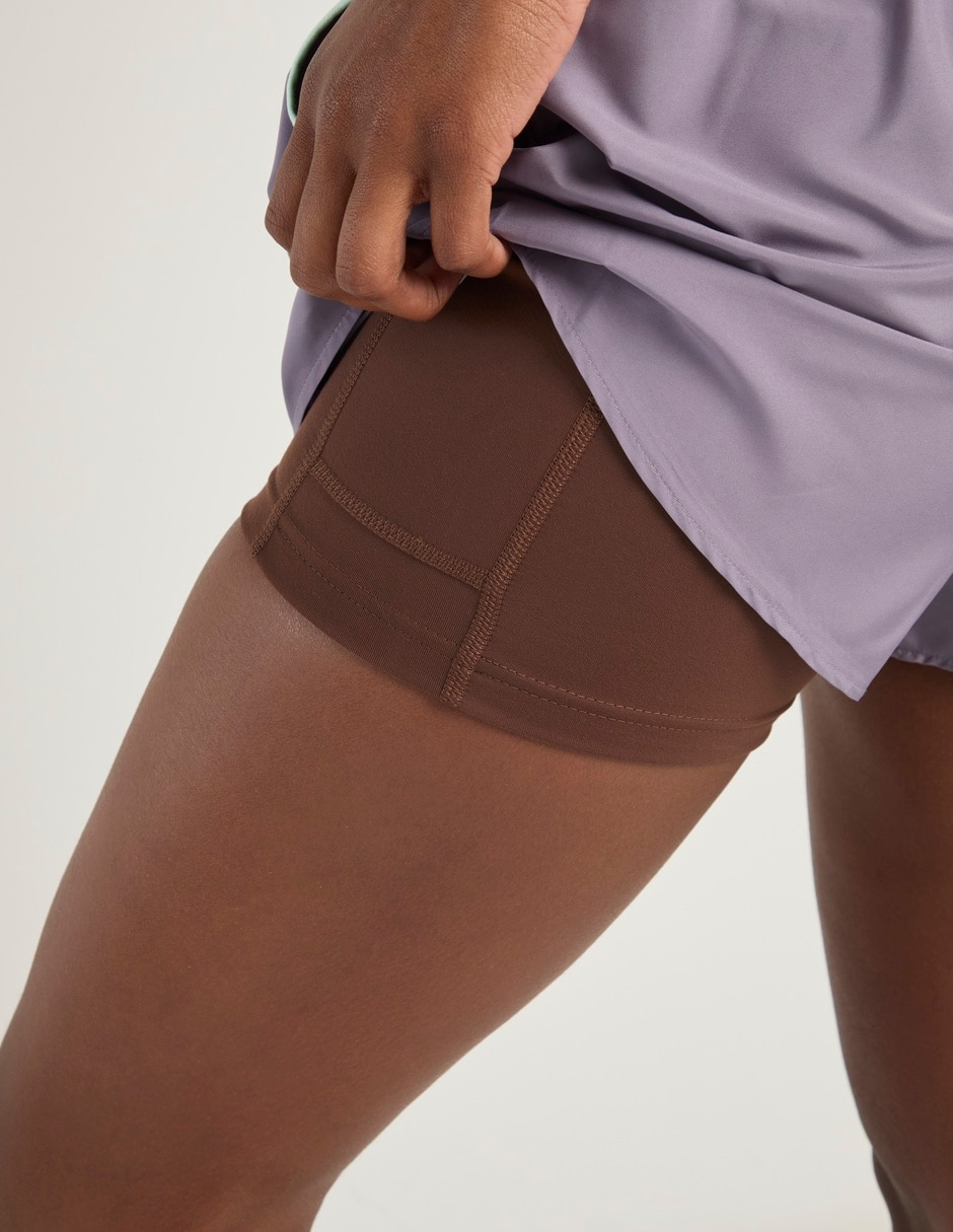 Short con malla Reebok para entrenamiento mujer