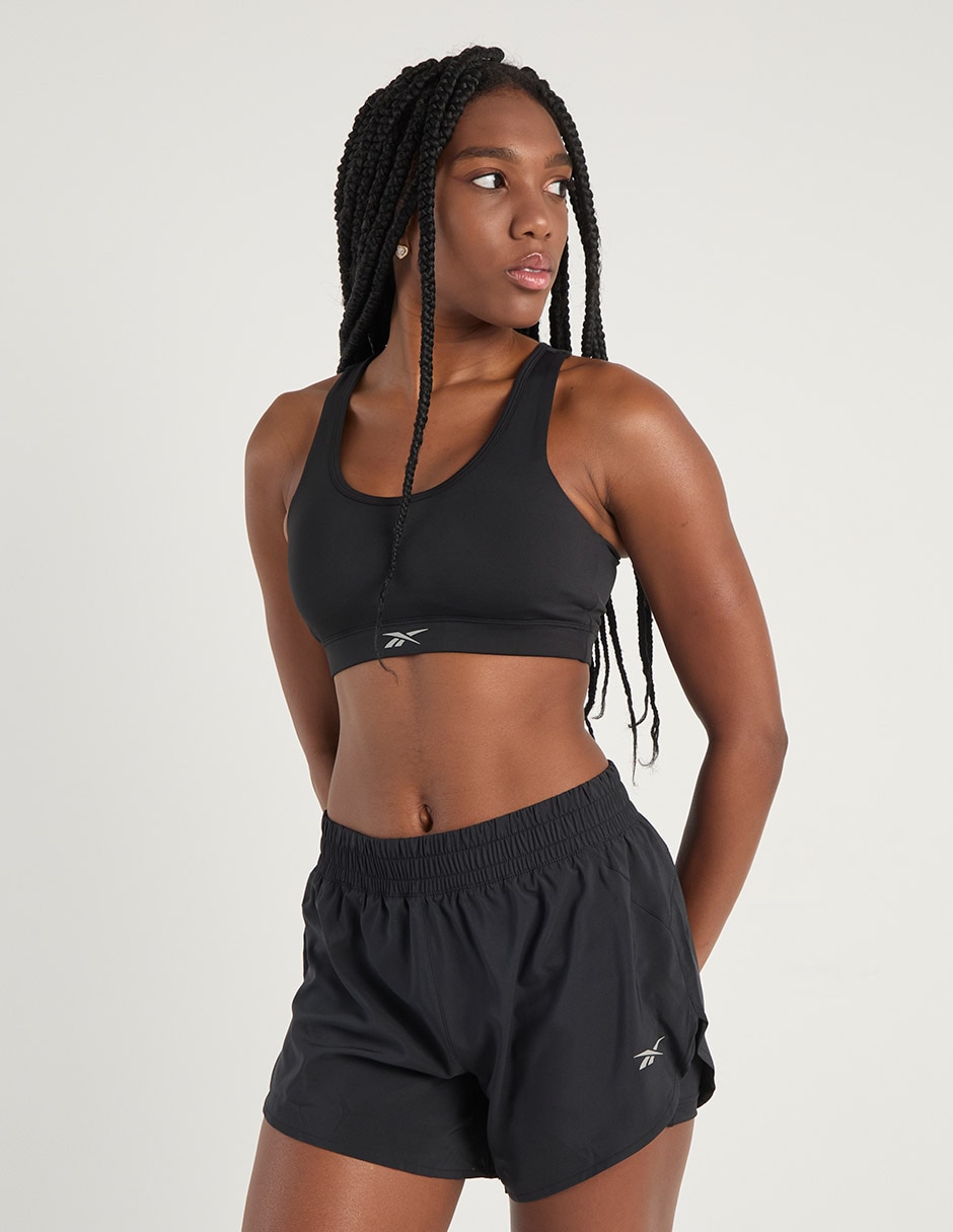 Short con malla Reebok para entrenamiento mujer