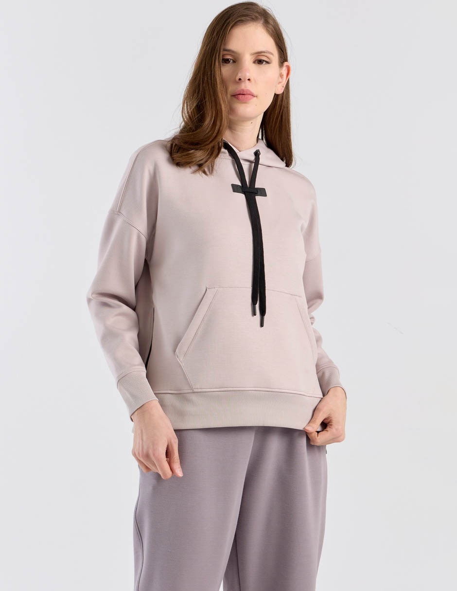 Sudadera con capcuha y bolsa para mujer Sudadera con capcuha y bolsa para mujer