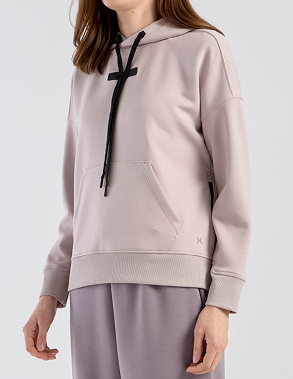 Sudadera con capcuha y bolsa para mujer 2