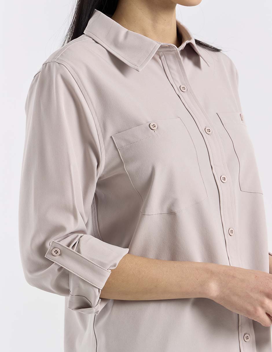 Playera deportiva para senderismo X10 de mujer